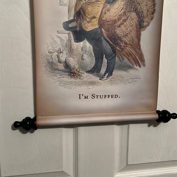 Master Snood I'm Stuffed Thanksgiving Scroll from Victorian Trading Co. - Picture 5 of 14